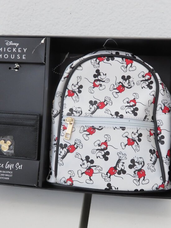 Disney Mickey Mouse 2-piece White Mini Backpack Gift Set main image 4